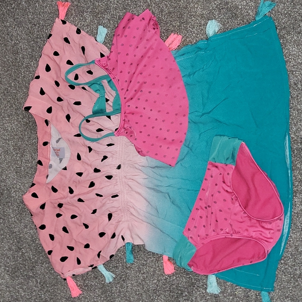 Girls Watermelon Swim Set
